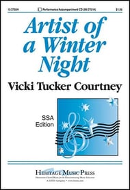 Artist of a Winter Night SSA choral sheet music cover Thumbnail